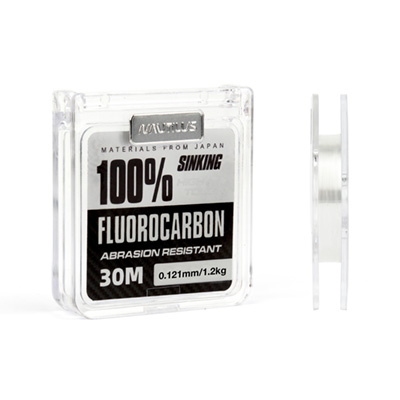 Леска Nautilus Fluorocarbon 100% 0,121мм.,1,2кг, 30м.clean NEW
