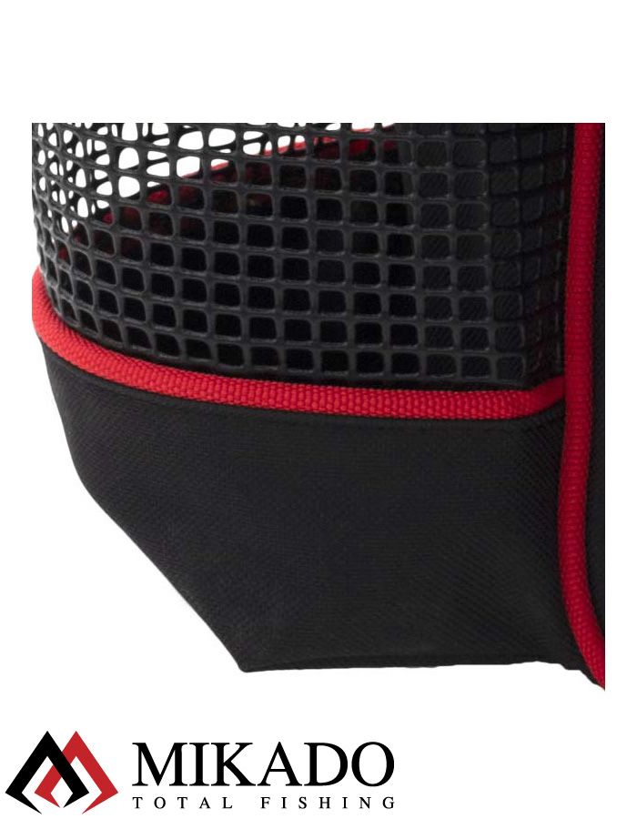 Сумка рыболовная Mikado UWI-014 (49 x 16 x 26 см.) черно-серая